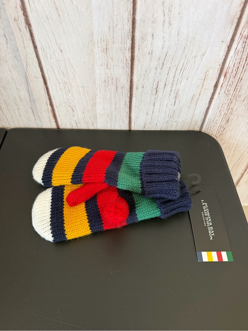 Hudson's Bay Company 'The Stripes' Multi-Stripe Knit Mittens
Small/Medium